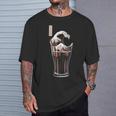 神奈川沖浪裏 コーラグラス 面白いアート Tシャツ 彼への贈り物