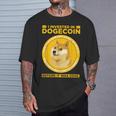 私は面白い暗号通貨のユーモアの前にドージコインに投資しました Tシャツ 彼への贈り物