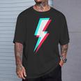 稲妻デザイン キッズ 男の子 女の子 女性 男性 グラフィック Tシャツ 彼への贈り物