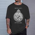 算数科学アストロラーベ、数学科学アート、占星術 Tシャツ 彼への贈り物