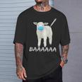 羊または羊 ワクチン防止マスク Tシャツ 彼への贈り物