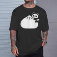 肉まんとパンダ かわいい チャイナ Pork Bunpanda Tシャツ 彼への贈り物