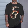 蛇 動物 モチーフ アート 蛇 Tシャツ 彼への贈り物