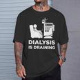 透析tシャツ 透析患者用 透析は排水 Tシャツ 彼への贈り物