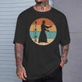 道場開業医のためのビンテージ合気道武道デザイン。 Tシャツ 彼への贈り物