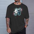 陰陽 太極竜デザイン 瞑想用 太極拳 Tシャツ 彼への贈り物