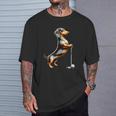 面白いtシャツ ダックスフンド ゴルフ イヌ メンズ 犬好き グッズ かわいい おもしろ 面白い 服 ネタ Tシャツ 彼への贈り物