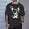 面白いチワワ サングラス チワワ Tシャツ 彼への贈り物