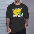 面白い臓器ボディパーツ肝臓の恋人ない戦闘機 Tシャツ 彼への贈り物