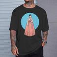 韓国伝統韓服を着た韓国の美少女 Tシャツ 彼への贈り物
