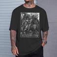 騎士、死と悪魔 1513 アルブレヒト・デューラー 銅彫刻 Tシャツ 彼への贈り物