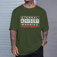 Eternal Advisory Warning Jesus Lives Cool Christmas Tシャツ 彼への贈り物