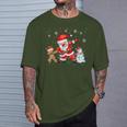 Dabbinganta Christmas おかしいdabサンタクロースクリスマス Tシャツ 彼への贈り物