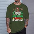 Be Nice To The Disc Jockeyanta Dj Disc Jockey Christmas Tシャツ 彼への贈り物