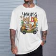 3Rd Birthday Young Wild And Three Safari 3 Year Old T-Shirt Gifts for Him