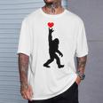 Asl Bigfoot I Love Youign Language Bigfoot I Love You Asl Tシャツ 彼への贈り物