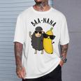 Baa-Nana おもしろバナナ羊しゃれ Tシャツ 彼への贈り物