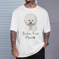 Bichon Frisé Dog Mom ビションフリーゼママかわいい子犬犬の所有者ビションフリーゼ犬 Tシャツ 彼への贈り物