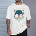 Bigtone Gapirginia Cool Bear サングラスデザイン 長袖tシャツ Tシャツ 彼への贈り物