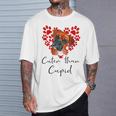 Boxer Dog Cuter Than Cupidalentines Day ボクサー犬 Tシャツ 彼への贈り物