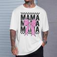 Coquette Bow Mama Mother's Day Motherhood Mom Life Mommy T-Shirt Gifts for Him