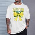 Cute Lemon Tropical Fruits Coquette Bows Summer Vibes Girl T-Shirt Gifts for Him