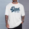 Dad Est 2025 Dad To Be New Dad Tシャツ 彼への贈り物