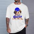 Decoy 愛犬 子犬 デコピン Decoy Kooikerhondje Puppy Tシャツ 彼への贈り物