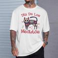 Dia De Los Meowtos Muertos シュガースカル キャット 死者の日 Tシャツ 彼への贈り物