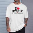 I Love Myself I Heart Myself Tシャツ 彼への贈り物