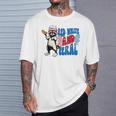 Raccoon 4Th Of July Patriotic Cute Red White And Feral T-Shirt Gifts for Him