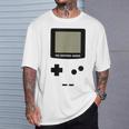 Gameboy オリジナルゲーマー 面白いオタクビデオゲームシャツ Tシャツ 彼への贈り物