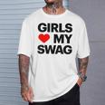 Girls Love Mywagaying Girls Love Mywagの引用 Tシャツ 彼への贈り物