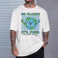 Go Planet It's Your Earth Day Groovy Planet Earth T-Shirt Gifts for Him