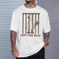Goose Got Tooilly Hilariousilly Goose Gese Duck Meme Tシャツ 彼への贈り物