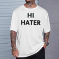 Hi Hater Bye Hater Tシャツ 彼への贈り物