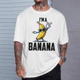 I'm A Banana シャツ かわいい 面白い バナナ コスチューム メンズ レディース キッズ Tシャツ 彼への贈り物