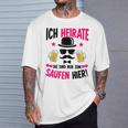 Ich Heirate Bräutigam tag Party Jga T-Shirt Geschenke für Ihn