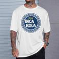 Inca Kola ペルーゴールデンコーラ バブルガム クリームソーダ Tシャツ 彼への贈り物