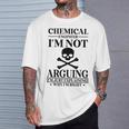 Ingeniero Químico Ingeniería En Ciencias Camiseta unisex Regalos para él