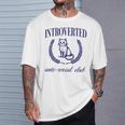 Introverted Antiocial Club 長袖tシャツ Tシャツ 彼への贈り物