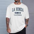 La Honda カリフォルニア Ca ビンテージ アスレチック スポーツデザイン Tシャツ 彼への贈り物