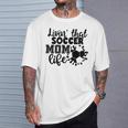Livin' Thatoccer Mom Life ファニースポーツ 母の日 長袖tシャツ Tシャツ 彼への贈り物