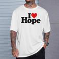 I Love Heart Hope Namee On A Tシャツ 彼への贈り物