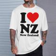 I Love Heart ニュージーランド Nz キウイマオリ文化 Tシャツ 彼への贈り物