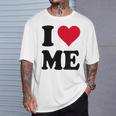 I Love Me Tシャツ 彼への贈り物