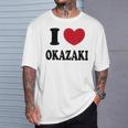 I Love Okazaki 岡崎大好き Tシャツ 彼への贈り物