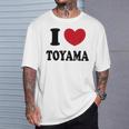 I Love Toyama 富山大好き Tシャツ 彼への贈り物
