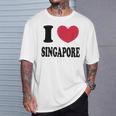 I Loveingapore シンガポールが大好き Tシャツ 彼への贈り物