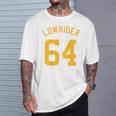 Lowrider 64 Jersey Number On The Back Classic Lowrider Car Tシャツ 彼への贈り物